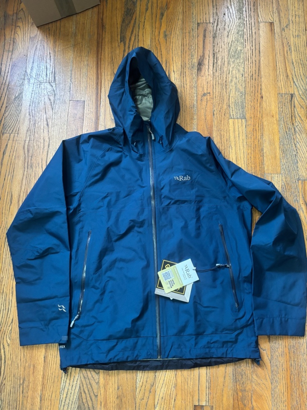 NWT Rab Namche Paclite (tempest Blue)  Size Large and XL Mens Gore Tex Jacket